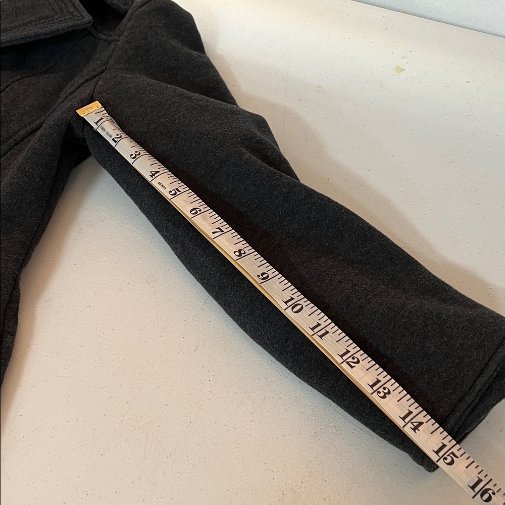 Kenneth Cole Reaction Charcoal knit peacoat - Picture 7 of 9
